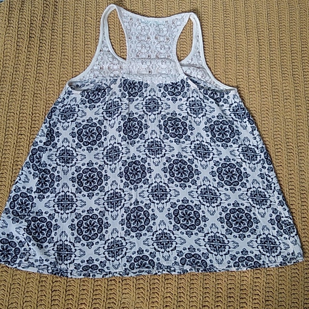 Boho Lacy Racerback Tank - Picture 2 of 6